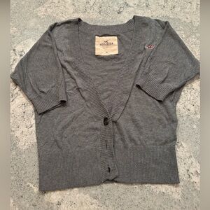 Y2K Hollister crop short sleeve sweater